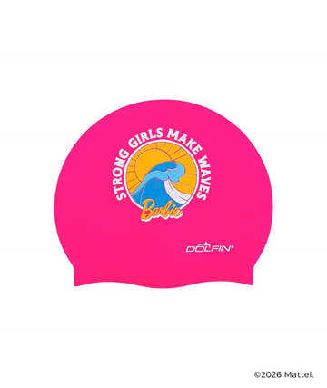 Dolfin Barbie™ Solid Silicone Swim Cap  Silicone Swim Caps  Dolfin