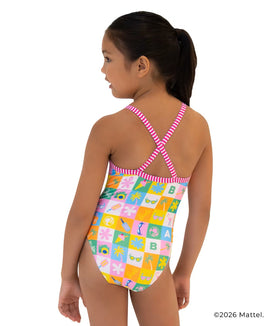 Dolfin Barbie™  Girls' Good Times One Piece Swimwuit  Girls One Piece  Dolfin