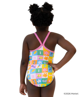 Dolfin Barbie™  Little Girls' Good Times One Piece Swimwuit  Girls One Piece  Dolfin