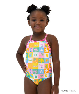 Dolfin Barbie™  Little Girls' Good Times One Piece Swimwuit  Girls One Piece  Dolfin