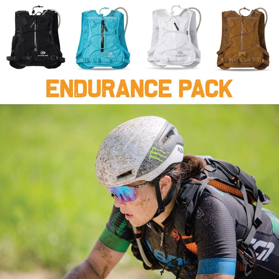 Orange Mud Endurance Pack V3.0 Plus Trekking Pole Hardware Attachments  Hydration Vest  Orange Mud
