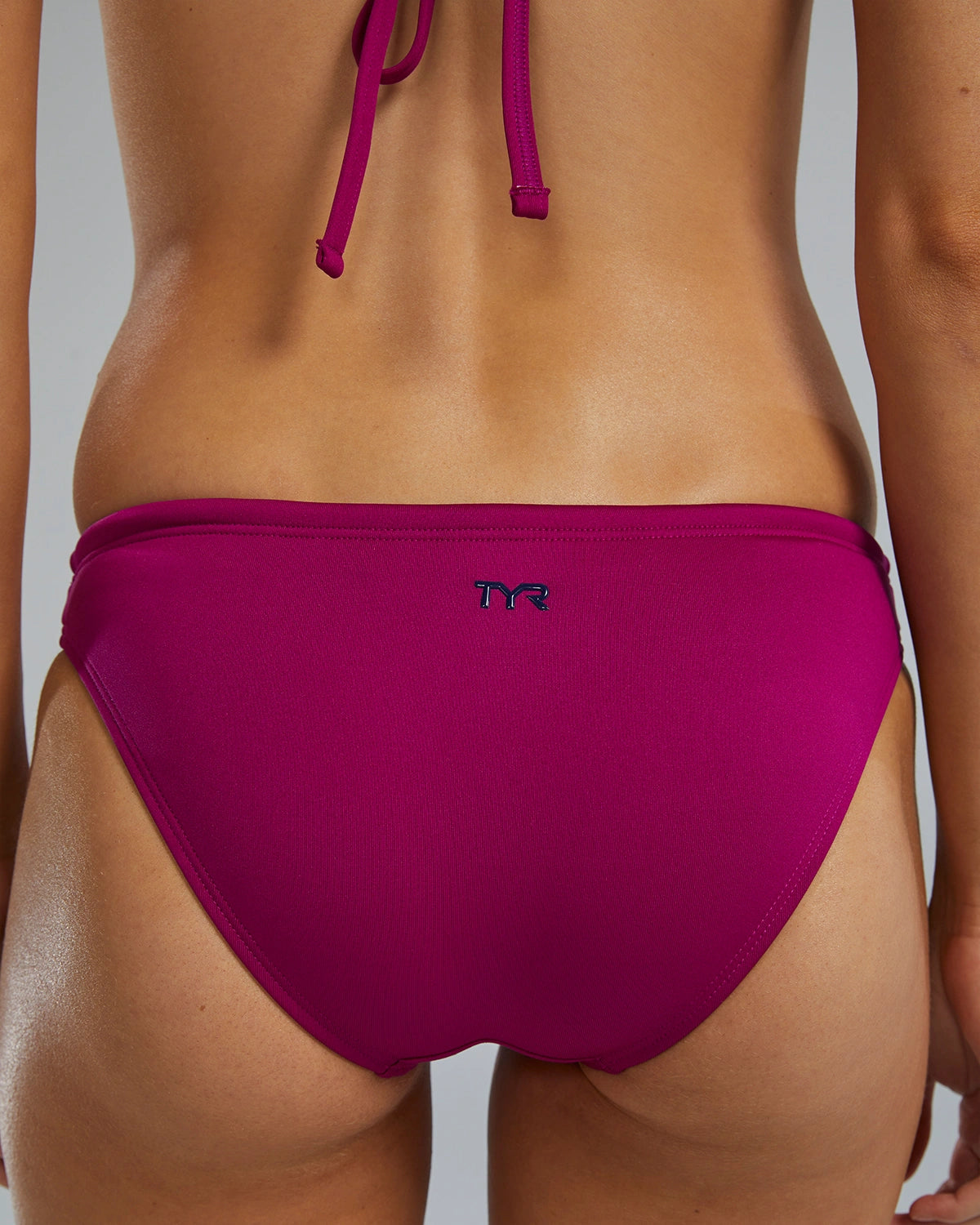 TYR Women's Solid Classic Full Coverage Bikini Bottom Durafast Elite  Bikini Bottom  Tyr