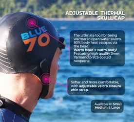 Blueseventy Adjustable Thermal Skull Cap  Triathlon Accessories  Blueseventy