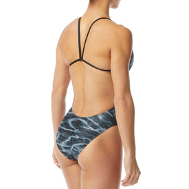 TYR Women's Lambent Cutoutfit One Piece Swimsuit  One Piece Swimsuits  Tyr