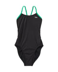 Tyr Youth Hexa Durafast Elite Cutoutfit One Piece Swimsuit  Girls One Piece  Tyr