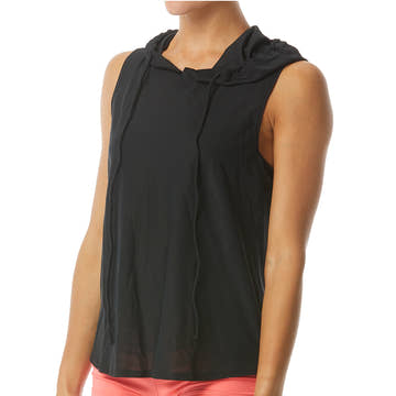 TYR Women's Solid Nora Mesh Cropped Hoodie  Hoodie  Tyr