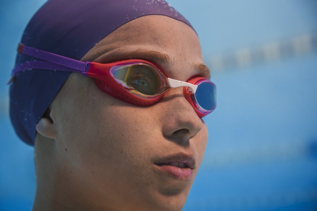 Arena Air-Speed Mirror Goggles  Competition Swim Goggles  Arena