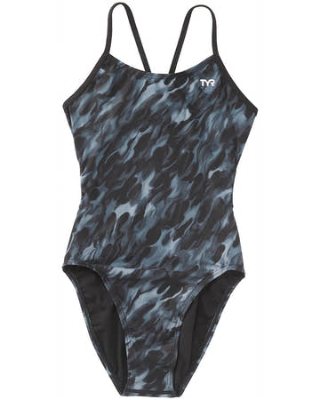 TYR Girls Draco Cutoutfit Swimsuit  Girls One Piece  Tyr