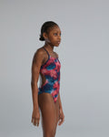 Tyr Girls' Cutoutfit Swimsuit - Starhex  One Piece Swimsuits  Tyr