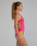 TYR Durafast Elite Women's Crosscut Tieback One Piece Swimsuit  One Piece Swimsuits  Tyr