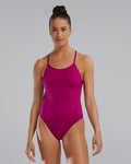 TYR Durafast Elite Women's Crosscut Tieback One Piece Swimsuit  One Piece Swimsuits  Tyr