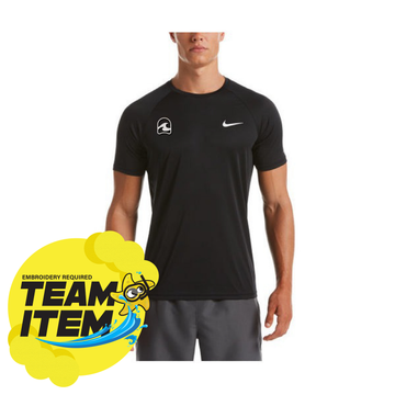 FSA Nike Men's Essential Short Sleeve Hydroguard  Short Sleeve Rash Guard  Nike