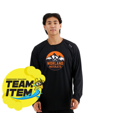 WWJ TYR Men’s Climadry Raglan Long Sleeve Tech Tee