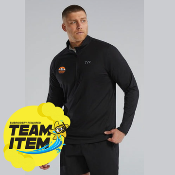 WWJ TYR Men’s SLS Long Sleeve 1/4 Zip Solid