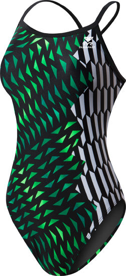 TYR SPORT Women's Cobra Kai Diamondfit Swimsuit (Green, Size 28-352510