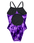 TYR Girls Diamondfit- Durafast Lite - Miasma One Piece Swimsuit  Girls One Piece  Tyr