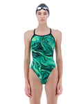 TYR Women's Olea Durafast Elite Diamond Fit One Piece Swimsuit  One Piece Swimsuits  Tyr