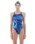 TYR Women's Olea Durafast Elite Diamond Fit One Piece Swimsuit  One Piece Swimsuits  Tyr