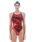 TYR Women's Olea Durafast Elite Diamond Fit One Piece Swimsuit  One Piece Swimsuits  Tyr