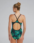 TYR Women's Radiant Flaire Diamondfit One Piece Swimsuit  One Piece Swimsuits  Tyr