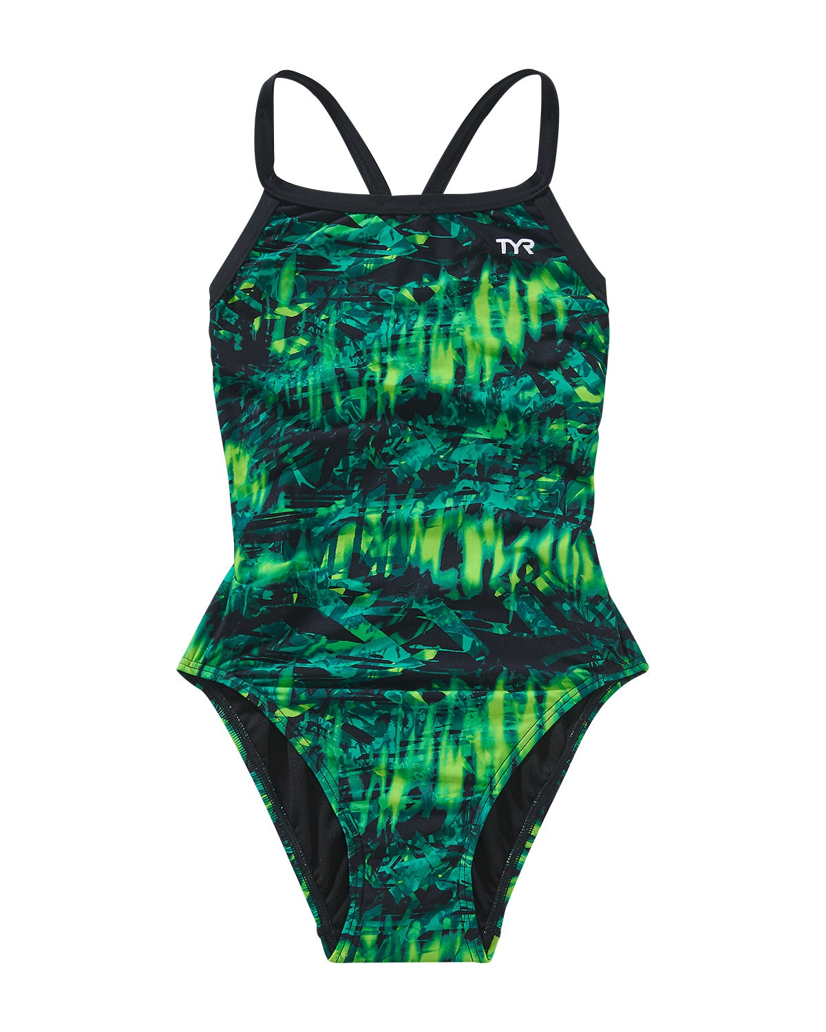 TYR Girls Diamondfit- Durafast Lite - Seismo One Piece Swimsuit  Girls One Piece  Tyr