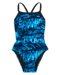 TYR Girls Diamondfit- Durafast Lite - Seismo One Piece Swimsuit  Girls One Piece  Tyr