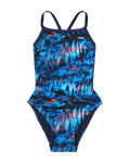 TYR Girls Diamondfit- Durafast Lite - Seismo One Piece Swimsuit  Girls One Piece  Tyr