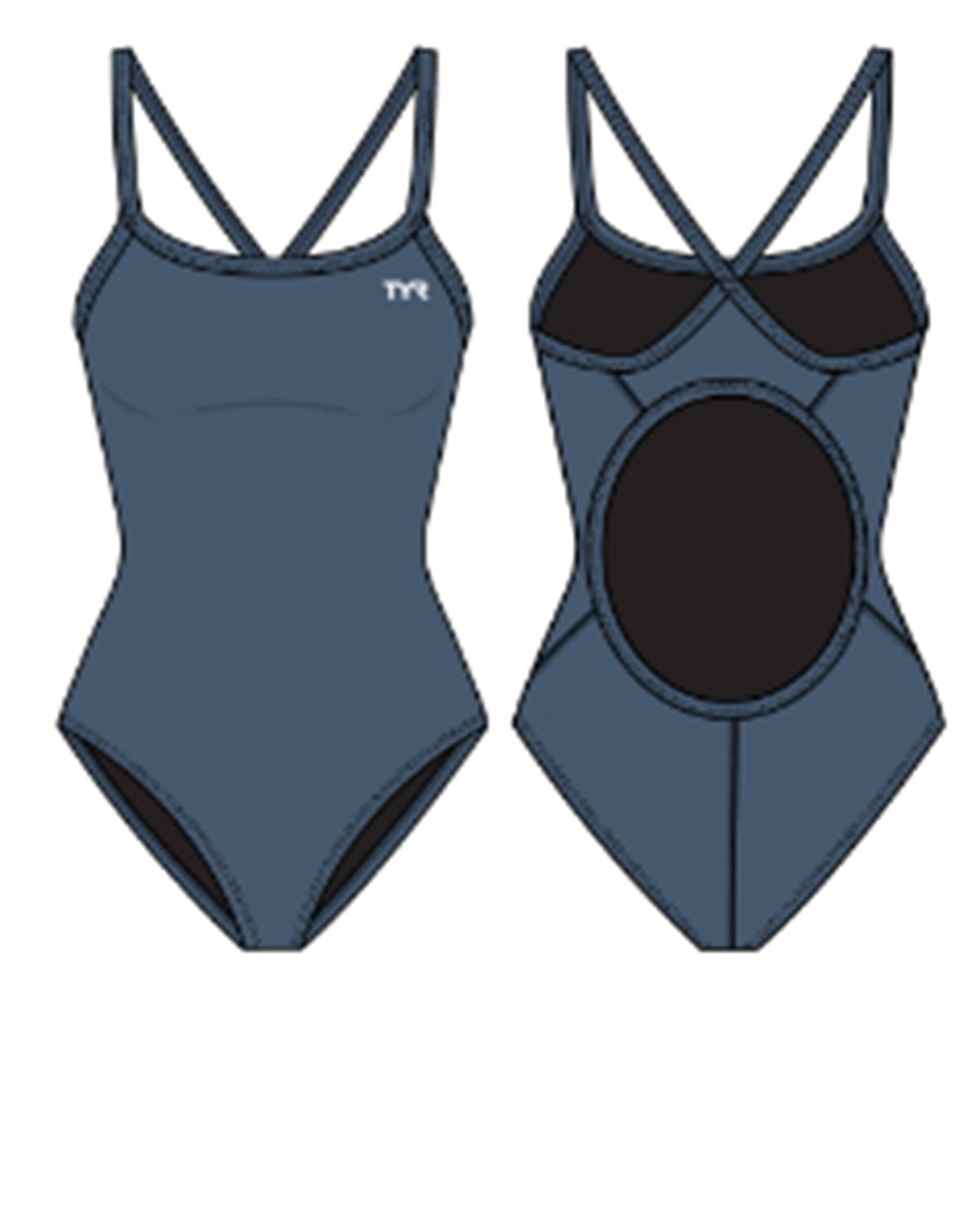 TYR Youth Solid Diamondback Girl’s Swimsuit – TYReco Fabric  Girls One Piece  Tyr