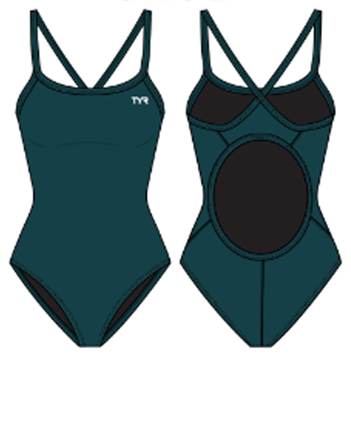 TYR Youth Solid Diamondback Girl’s Swimsuit – TYReco Fabric  Girls One Piece  Tyr