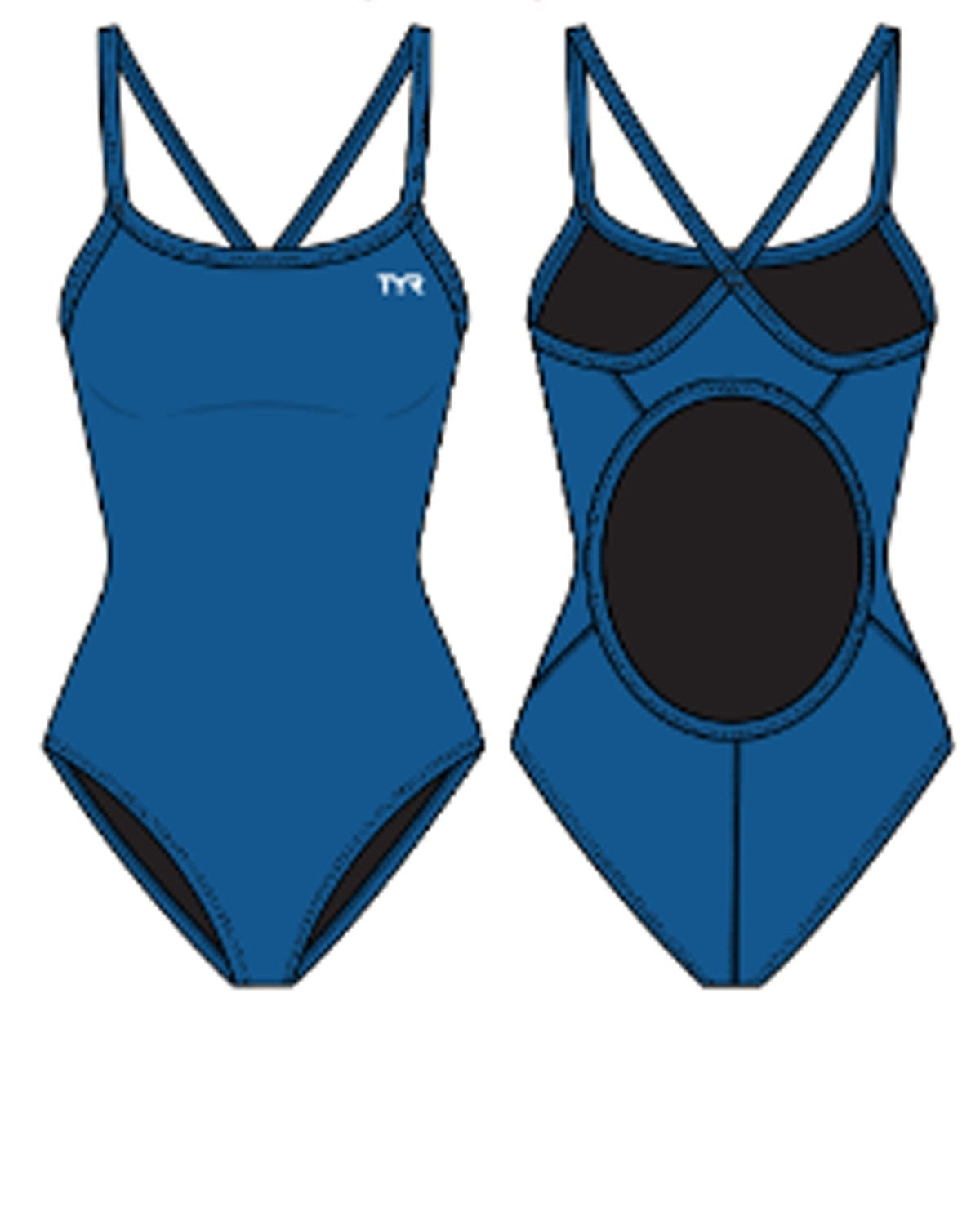 TYR Youth Solid Diamondback Girl’s Swimsuit – TYReco Fabric  Girls One Piece  Tyr