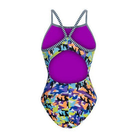 Dolfin Women's Uglies V-Back One Piece Swimsuit: Delta  Dolfin Uglies Swimwear  Dolfin