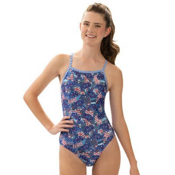 Dolfin Uglies V-2 Back One Piece Swimsuit Brave  One Piece Swimsuits  Dolfin