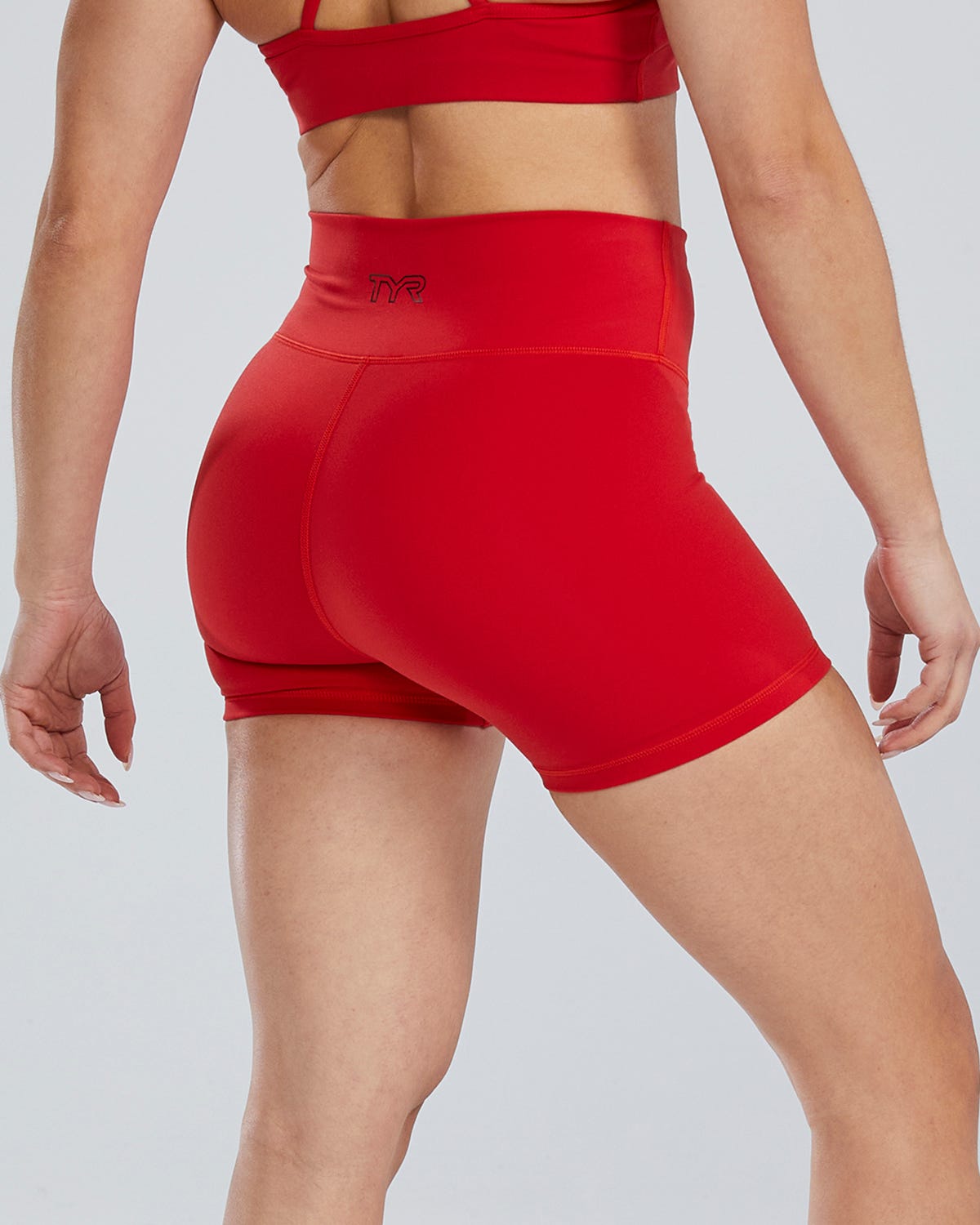 TYR Joule Elite Women’s High-Waisted Shorts – 3.25in Solid  Activewear  Tyr