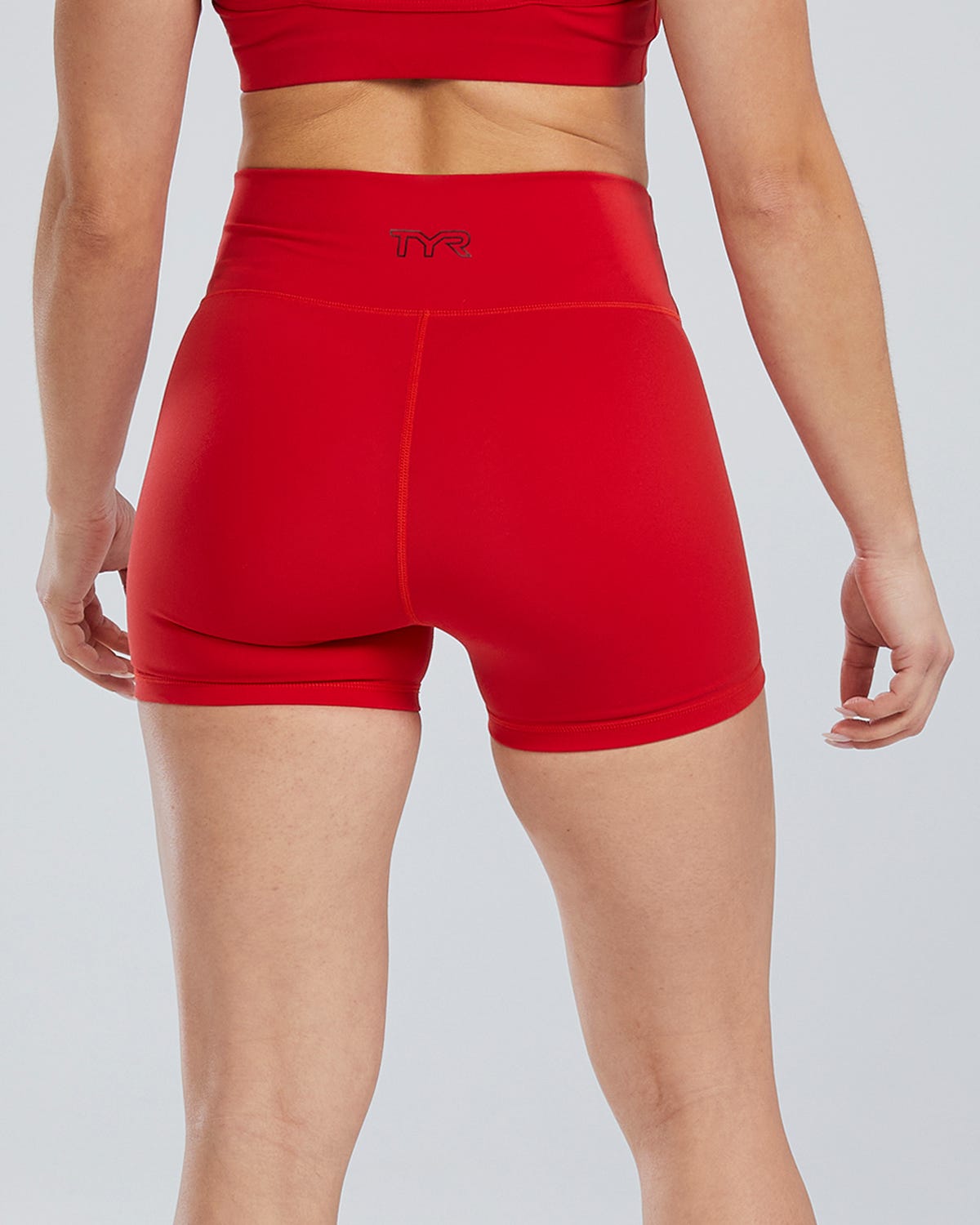 TYR Joule Elite Women’s High-Waisted Shorts – 3.25in Solid  Activewear  Tyr