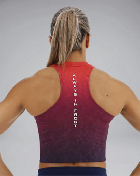 TYR Base Kinetic Women's Cropped High Neck Tank  Activewear  Tyr