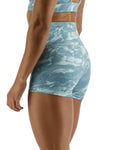 Tyr Base Kinetic Women's High-Rise 2in Shorts - Aqueous  Activewear  Tyr