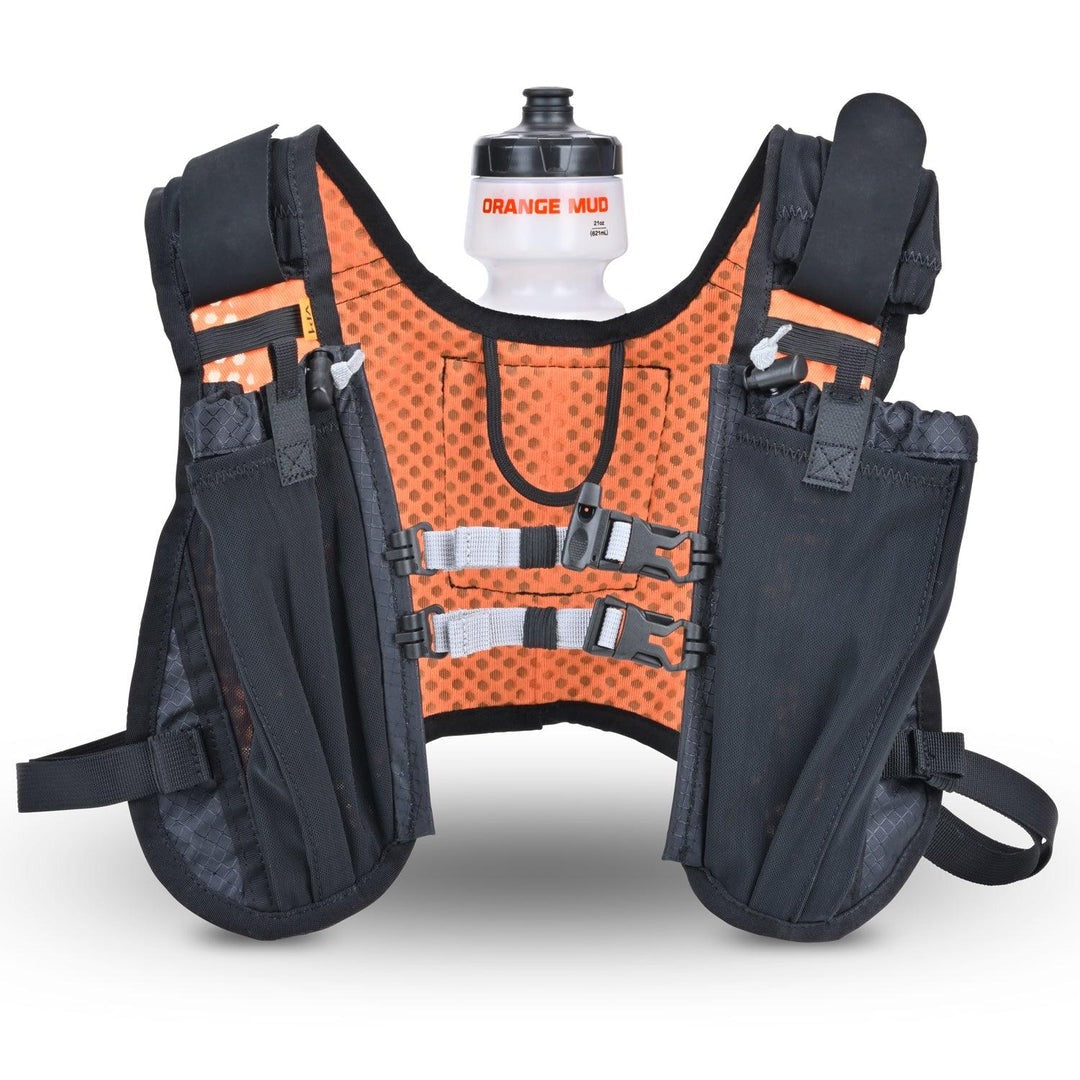 Orange Mud HydraQuiver Vest Pack 1 V3.0: No-Bounce Hydration & Storage  Hydration Vest  Orange Mud