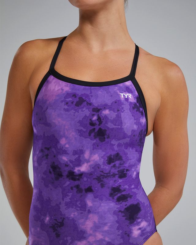 TYR Women Diamondfit- Durafast Lite - Miasma One Piece Swimsuit  One Piece Swimsuits  Tyr
