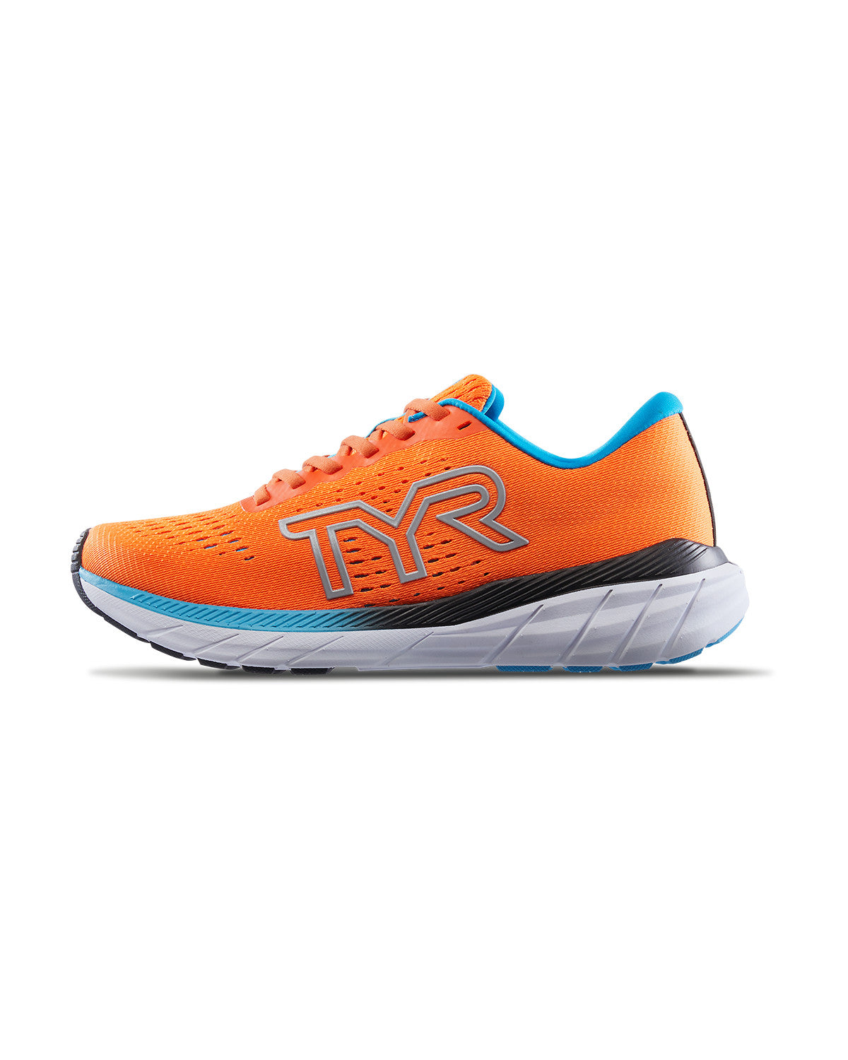 TYR RD-1 Runner Men\'s 8.5 White Neon Yellow‎ Orange Gradient Running Shoes Men main image 2