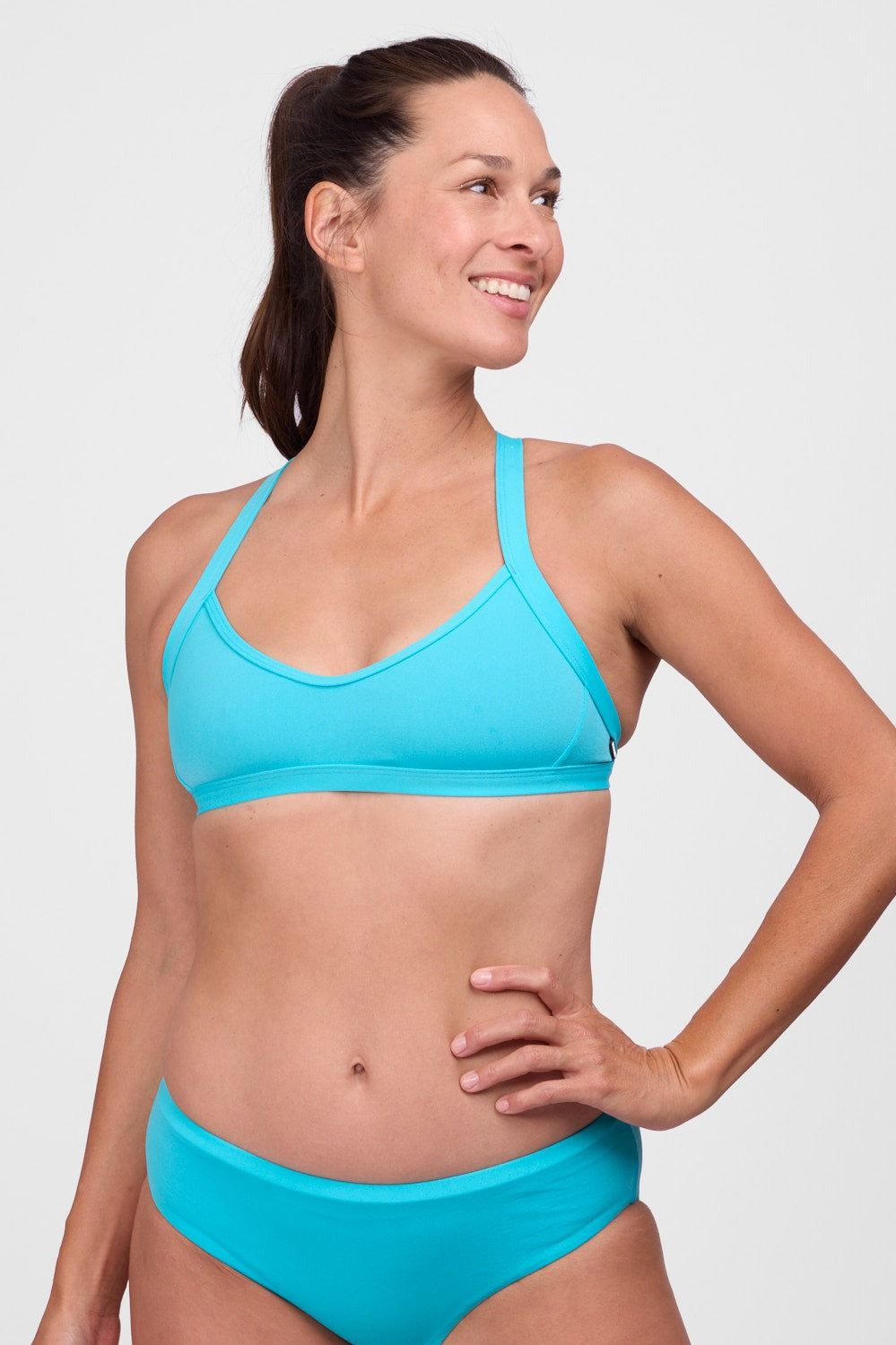 Jolyn Women's Kathleen Solid Bikini Top  Bikini Top  JOLYN