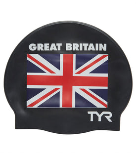 Tyr Swim Cap Great Britain  Swim Caps  Tyr