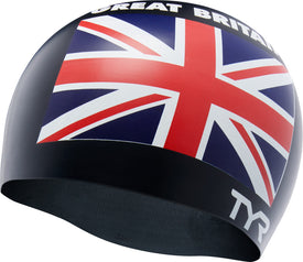 Tyr Swim Cap Great Britain  Swim Caps  Tyr