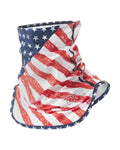 TYR Unisex SunDefense Super Soft Neck Gaiter - Americana  Lifeguard Accessories  Tyr