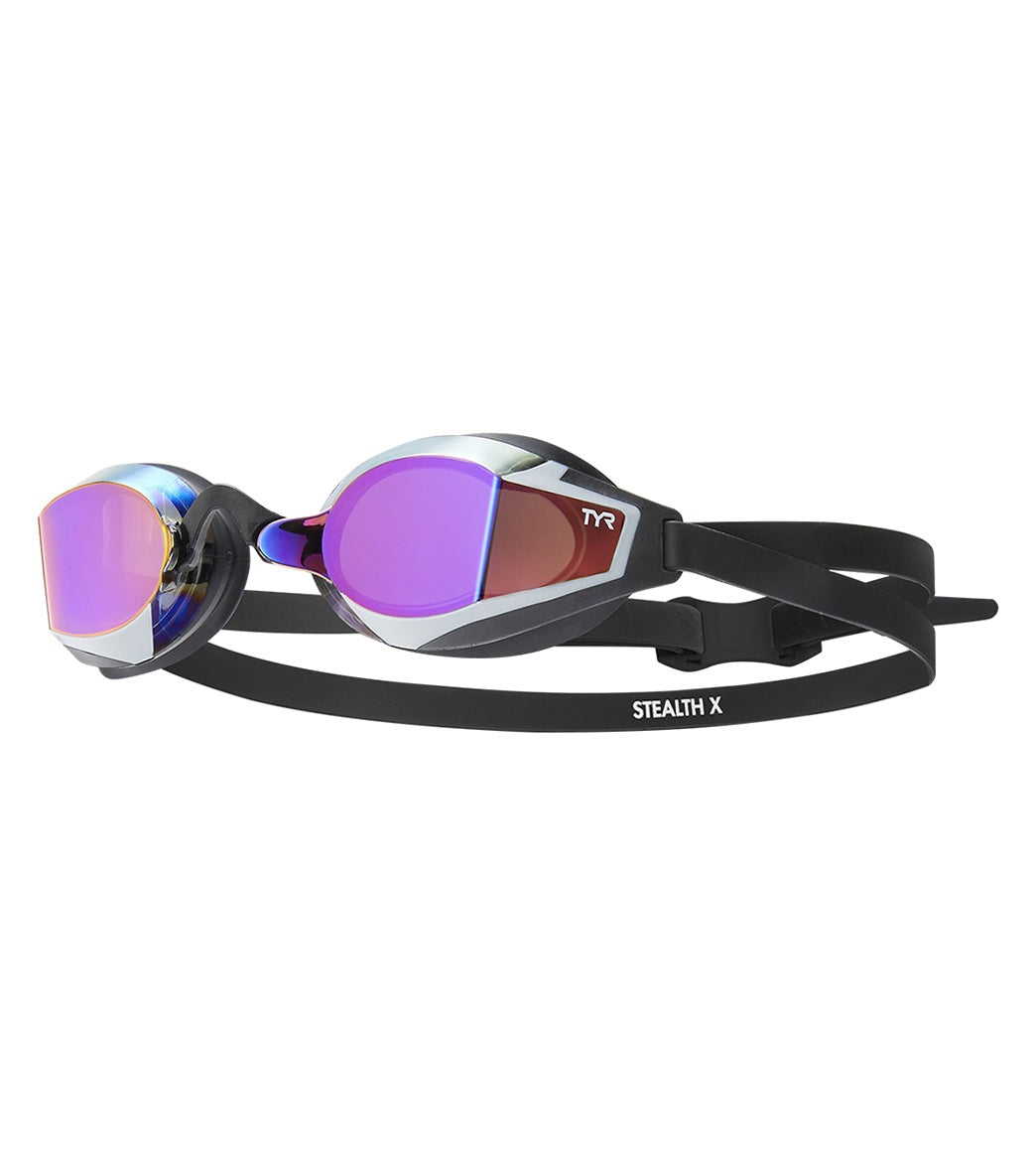 TYR Stealth-X Mirrored Goggles – Elite Swim Eyewear