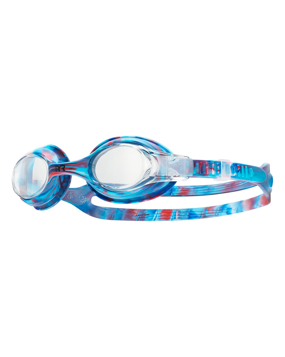 TYR Youth Swimple Swirl Non-Mirrored Goggles – Comfortable Youth Swim