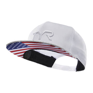 TYR Stars and Stripes Snapback Hat  Visors  Tyr