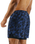 TYR HYDROSPHERE MEN'S LINED 6 MOMENTUM SHORTS - MIDNIGHT CAMO