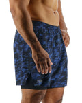 TYR HYDROSPHERE MEN'S LINED 6 MOMENTUM SHORTS - MIDNIGHT CAMO