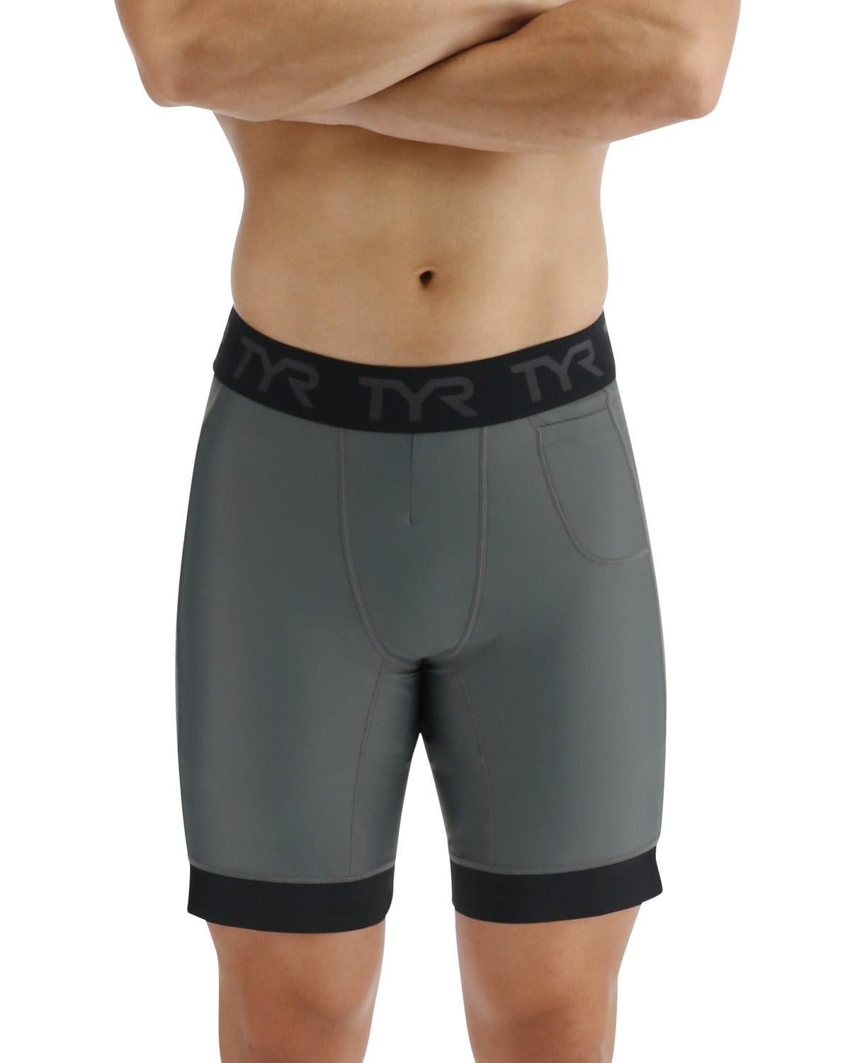 TYR Men's Solid Compression Short  Compression & Recovery Wear  Tyr