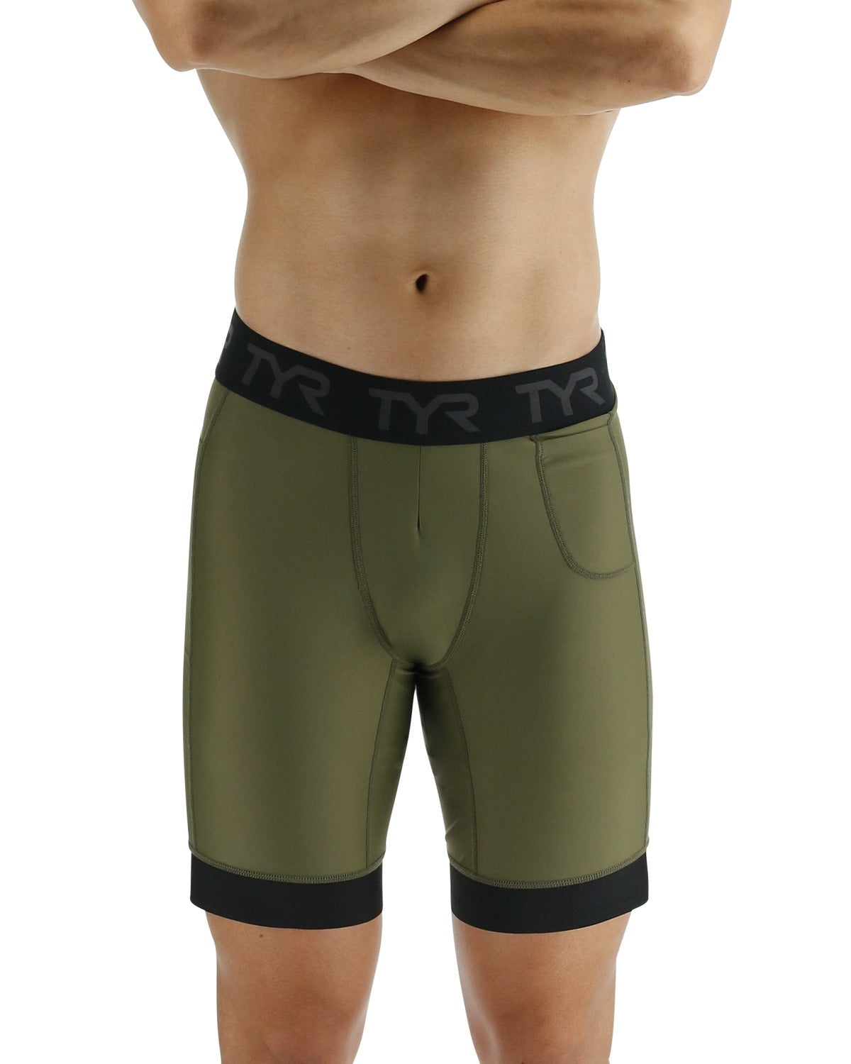 TYR Men's Solid Compression Short  Compression & Recovery Wear  Tyr